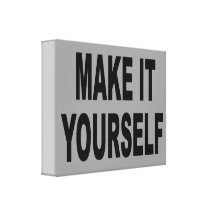 DIY Create Your Own Wrapped Canvas Artwork Stretched Canvas Print