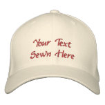 DIY Design and Make Your Own embroidered hats