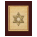 DIY Gold Star of David / Bar Mitzvah template flyers