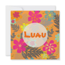 DIY / luau, choose your background/text colours