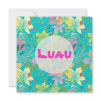 DIY / luau, customisable background/text colours