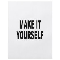 DIY Make It Yourself Flyer