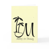 DIY Palm Tree Destination Logo