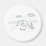 Dizzy Alien Visitors collection Refrigerator Magnets