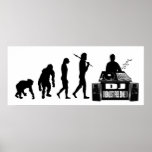 DJ and MC's vinyl lovers gear and Dubstep gifts posters