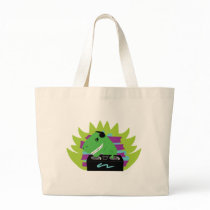 Dj-asaurus Rex Tote Bags