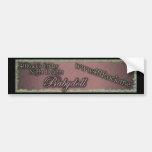 DJ Babydoll Friday Night Delight Bumper Sticker