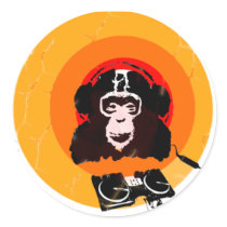 DJ Chimp Sticker