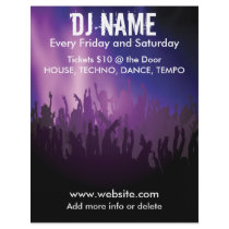 DJ Concert Crowd Music Flyer