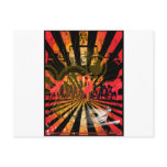 DJ Disc Jockey Customisable postcards