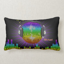 DJ Disco Music MoJo Pillow