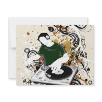 dj free vector graphic personalised announcement