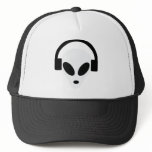 dj headphone alien area 51 hats