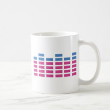 dj music equalizer sound coffee mug