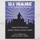 DJ Name 2 Music Flyer