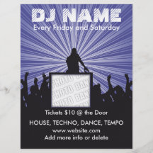 DJ Name Music Flyer
