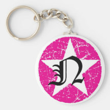 DJ Nancy Starr Logo Keychain