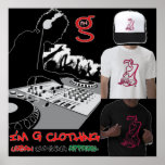 DJ Poster from I'm G Clothing
