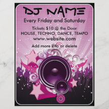 DJ Speaker Music Flyer