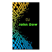 DJ Style Business Card Template