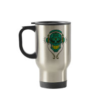 DJ Sugar Skull – Blue and Yellow Mugs