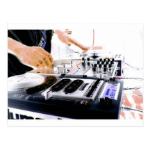 DJ System Postcard