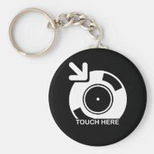 DJ Touch Here Keychains