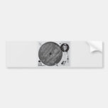 DJ Turntable Bumper Sticker