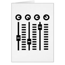 DJ Turntable Card