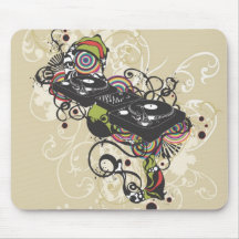 DJ turntable Mousepad