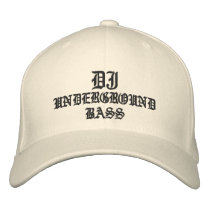 DJ, UNDERGROUND BASS EMBROIDERED HATS