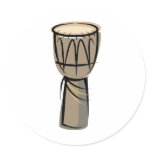 djembe drum stickers
