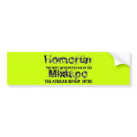 Djfulbreed Presents Homerun Mixtape Bumper Sticker