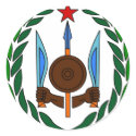 Djibouti coat of arms stickers