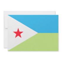 Djibouti Flag Personalized Announcement