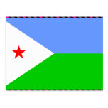 Djibouti Flag Post Cards