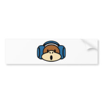 DJMonkey Clothing Bumper Stickers