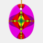 DNA - Fractal Art Christmas Ornament