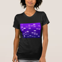 DNA Genetic Code Purple T-shirts