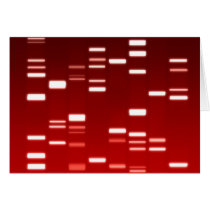 DNA Genetic Code Red Cards