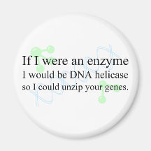 "DNA Helicase" Fridge Magnets