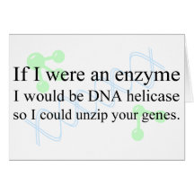 "DNA Helicase" Greeting Card