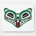DNW Green Wolf Mouse Pad mousepads