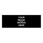 DO IT YOURSELF ~ Bookmarker Business Cards