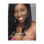 Do-It-Yourself Pageant Headshot | Autograph Card postcards