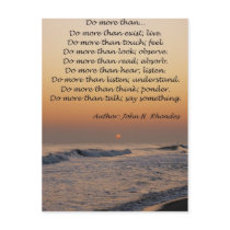 Do More Than... Postcard