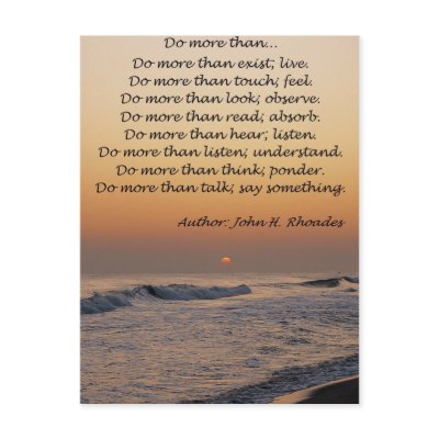 Do More Than... Postcard by magnetic