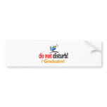 Do not disturb bumper stickers