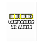 Do Not Disturb...Carpenter at Work Postcard