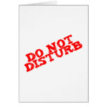 do not disturb karte